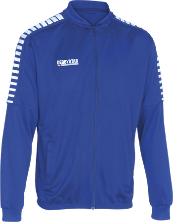 DERBYSTAR Hyper Poly-Arbeitsjacke Kind (blau/weiss)
