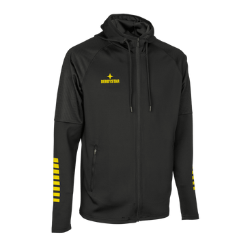 DERBYSTAR Kapuzenjacke Primo v24 (schwarz/gelb)