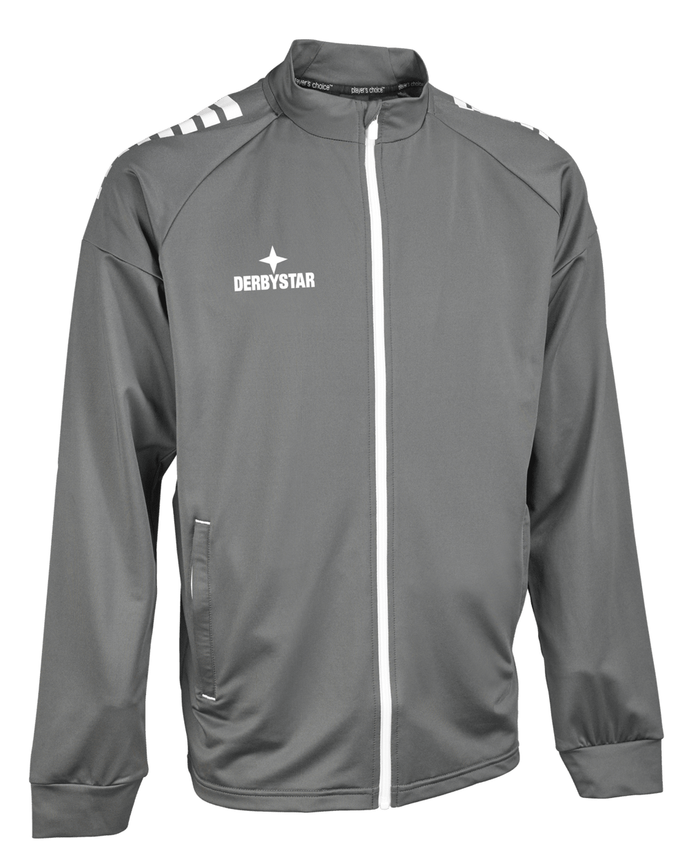 DERBYSTAR Trainingsjacke Madrid v25 Kind (grau/weiss)