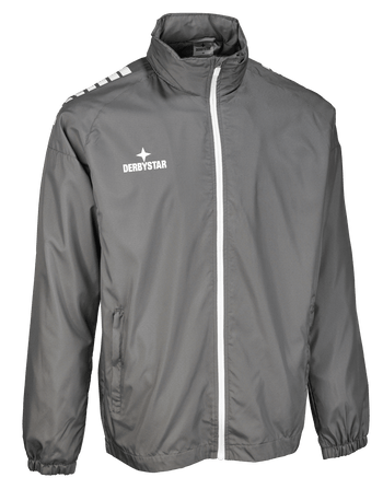 DERBYSTAR Allwetterjacke Madrid v25 Kind (grau/weiss)