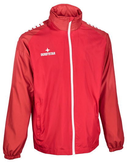 DERBYSTAR Allwetterjacke Madrid v25 Kind (rot/weiss)