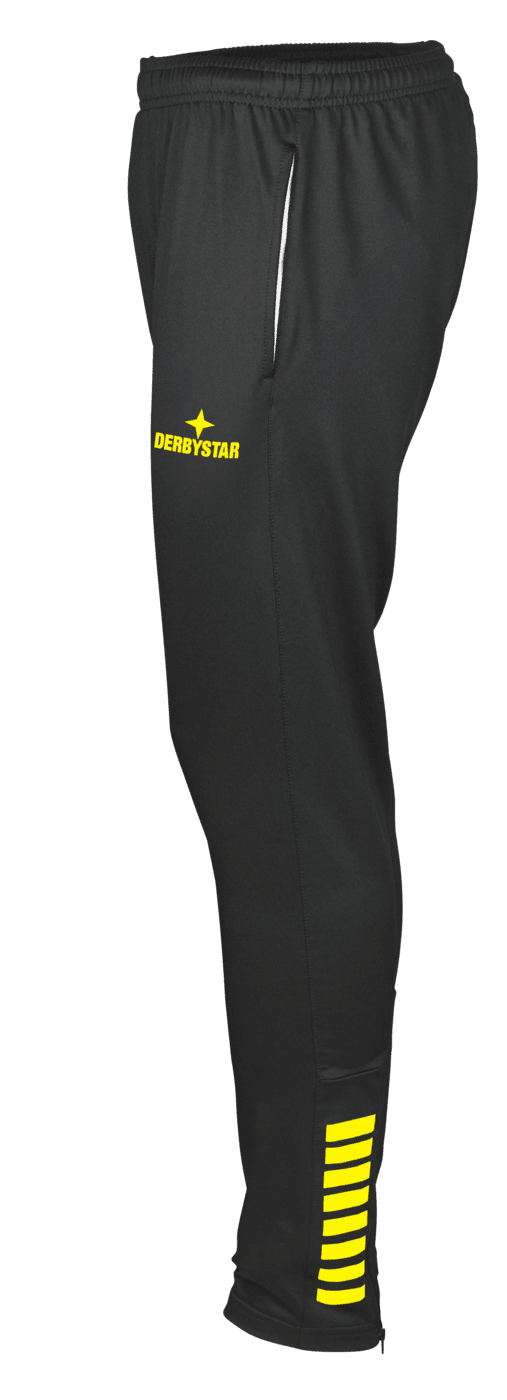DERBYSTAR Trainingshose Slim Madrid v25 (schwarz/gelb)
