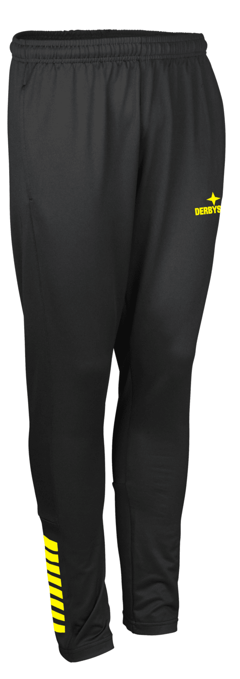 DERBYSTAR Trainingshose Slim Madrid v25 (schwarz/gelb)