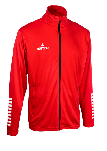 DERBYSTAR Polyesterjacke Contra v25 Kind (rot/weiss)