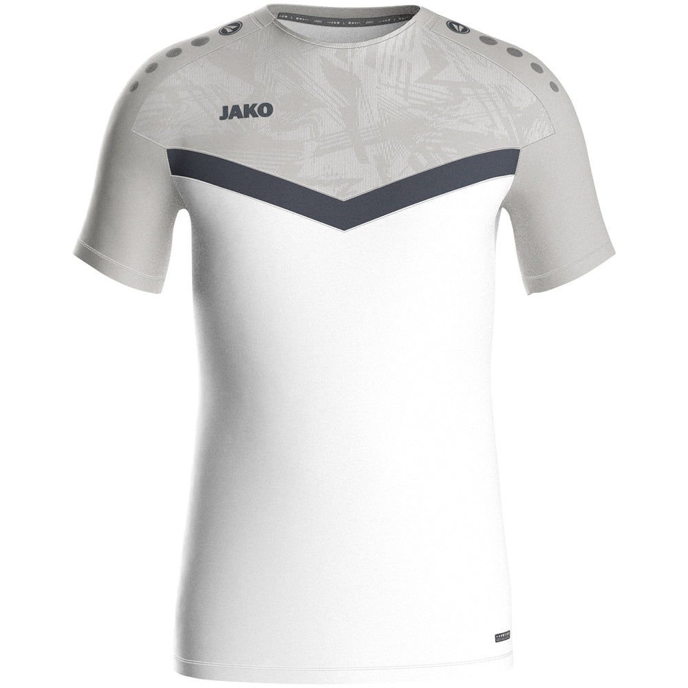 JAKO T-Shirt Iconic (weiß/soft grey/anthra light)