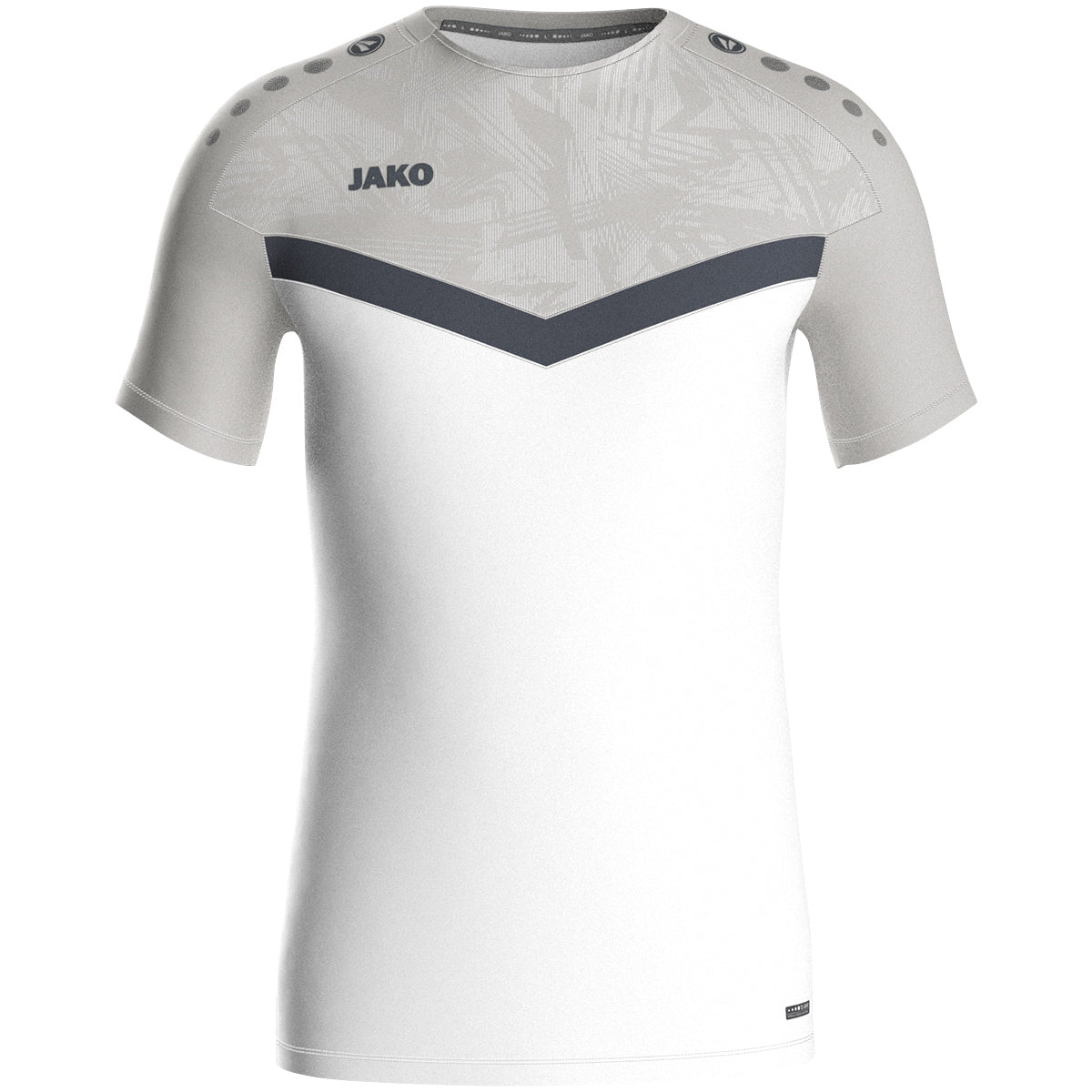 JAKO T-Shirt Iconic (weiß/soft grey/anthra light)