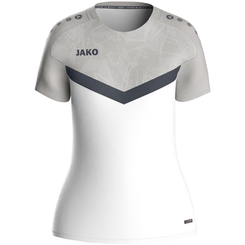 JAKO T-Shirt Iconic Damen (weiß/soft grey/anthra light)