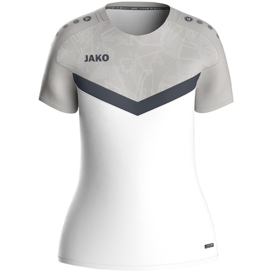 JAKO T-Shirt Iconic Damen (weiß/soft grey/anthra light)