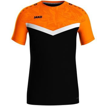JAKO T-Shirt Iconic (schwarz/neonorange)