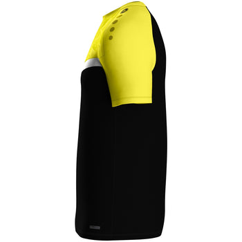 JAKO T-Shirt Iconic (schwarz/soft yellow)