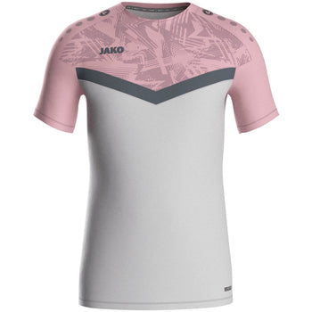JAKO T-Shirt Iconic (soft grey/dusky pink/anthra light)