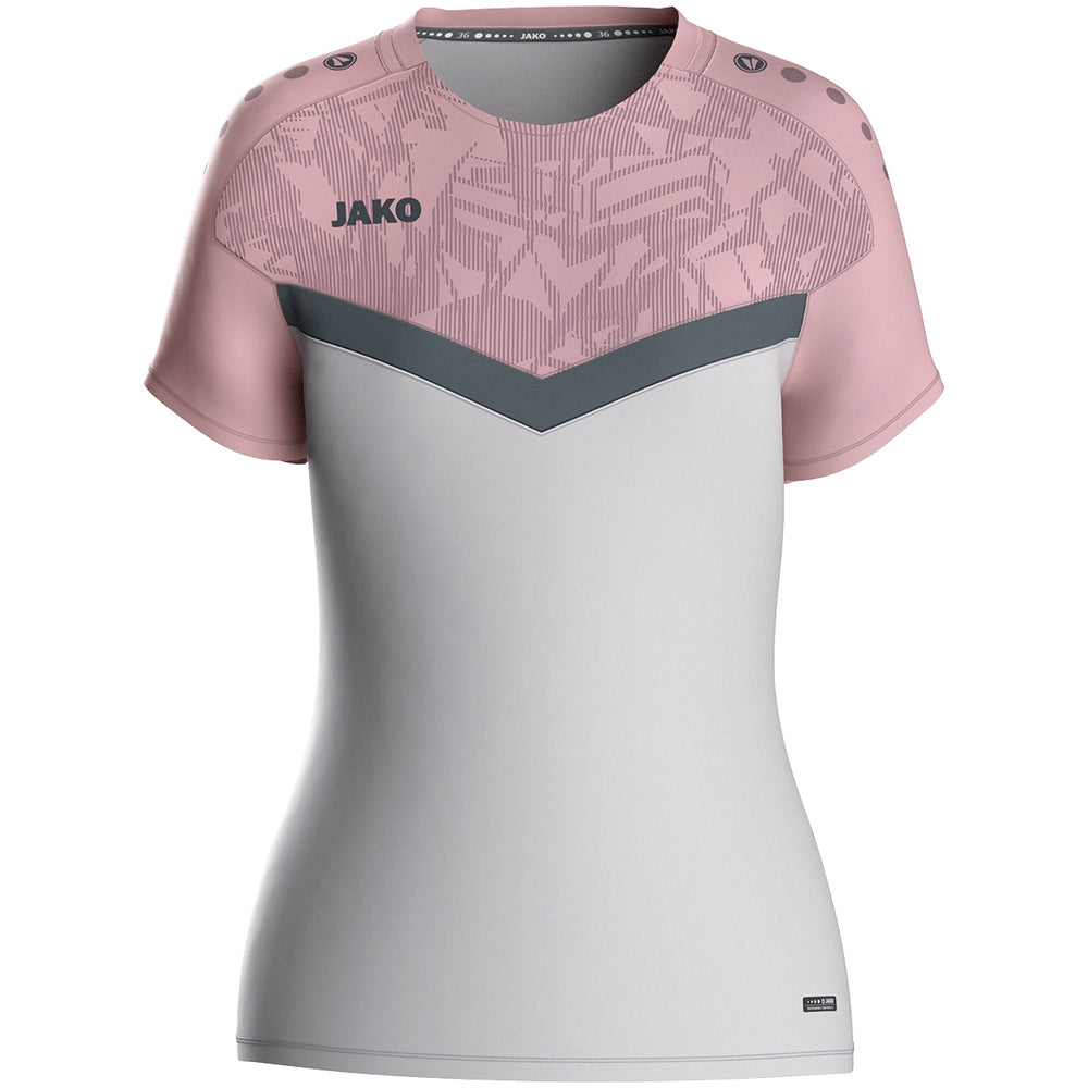 JAKO T-Shirt Iconic Damen (soft grey/dusky pink/anthra light)