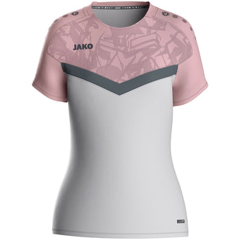 JAKO T-Shirt Iconic Damen (soft grey/dusky pink/anthra light)