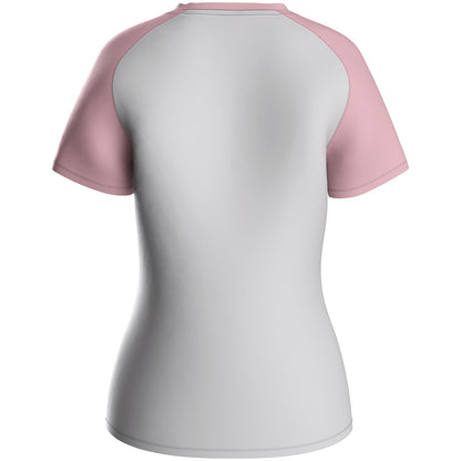 JAKO T-Shirt Iconic Damen (soft grey/dusky pink/anthra light)