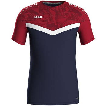 JAKO T-Shirt Iconic (marine/chili rot)