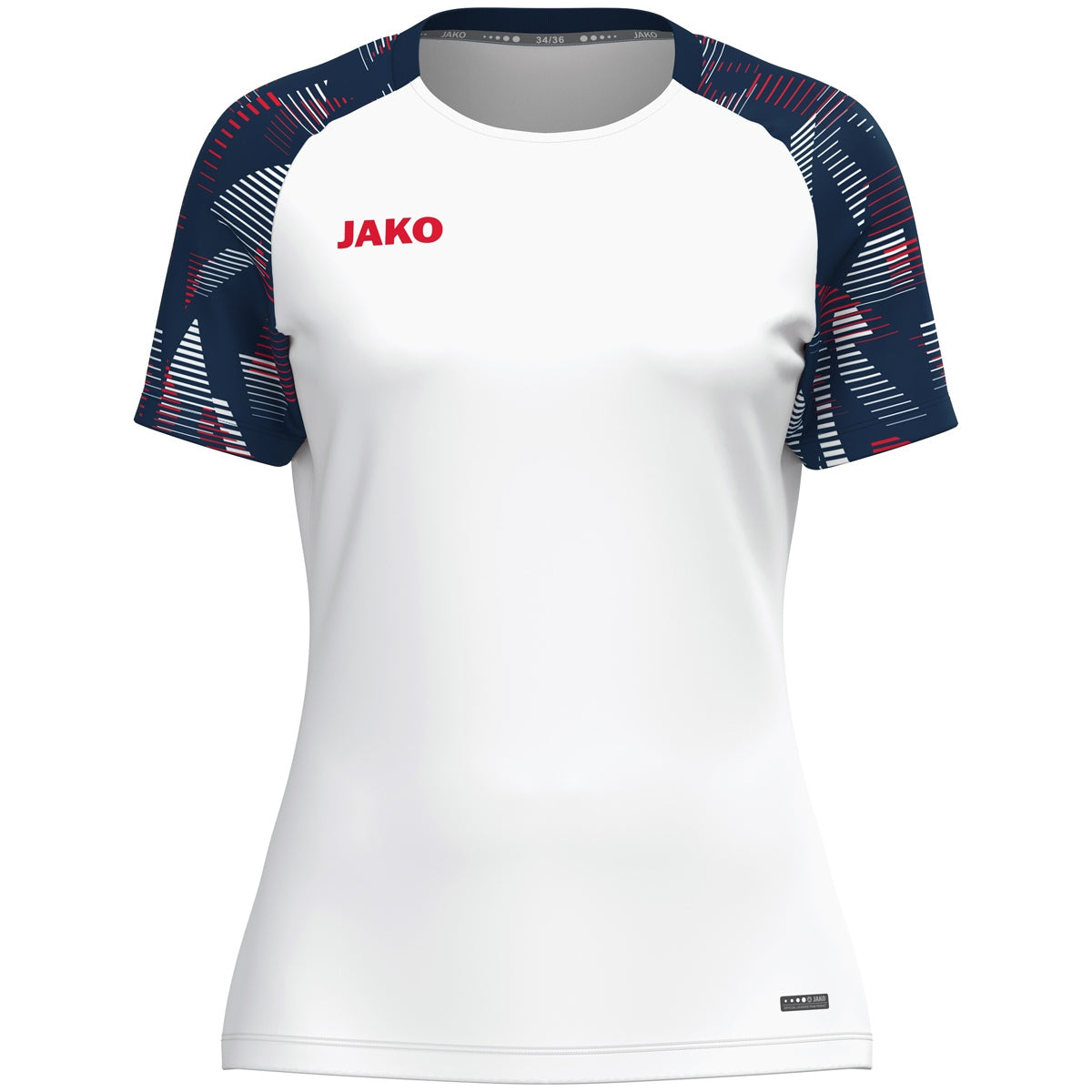 JAKO T-Shirt Sonic Damen (weiß/marine/rot)