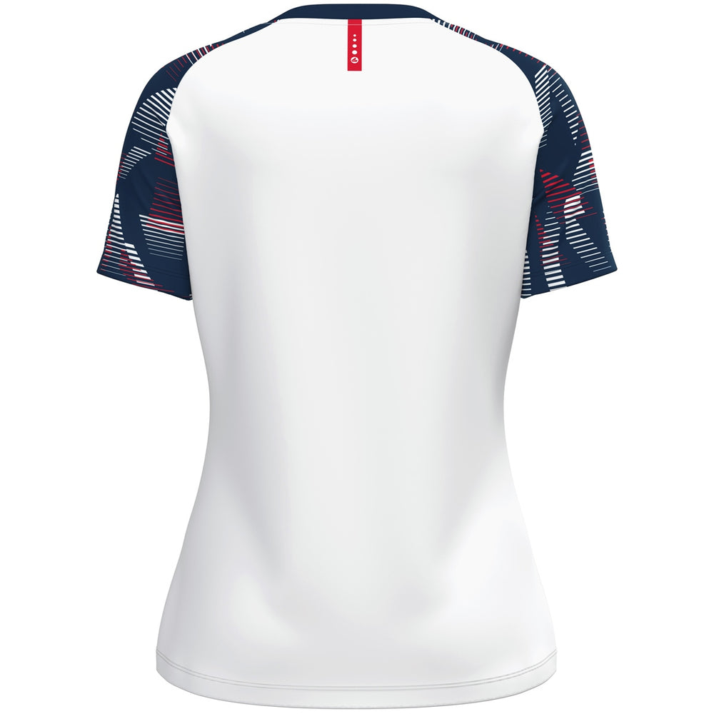 JAKO T-Shirt Sonic Damen (weiß/marine/rot)