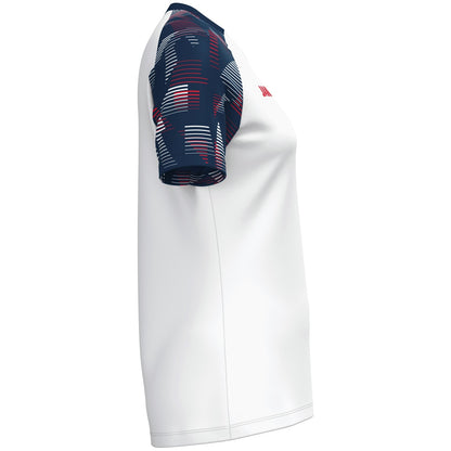 JAKO T-Shirt Sonic Damen (weiß/marine/rot)