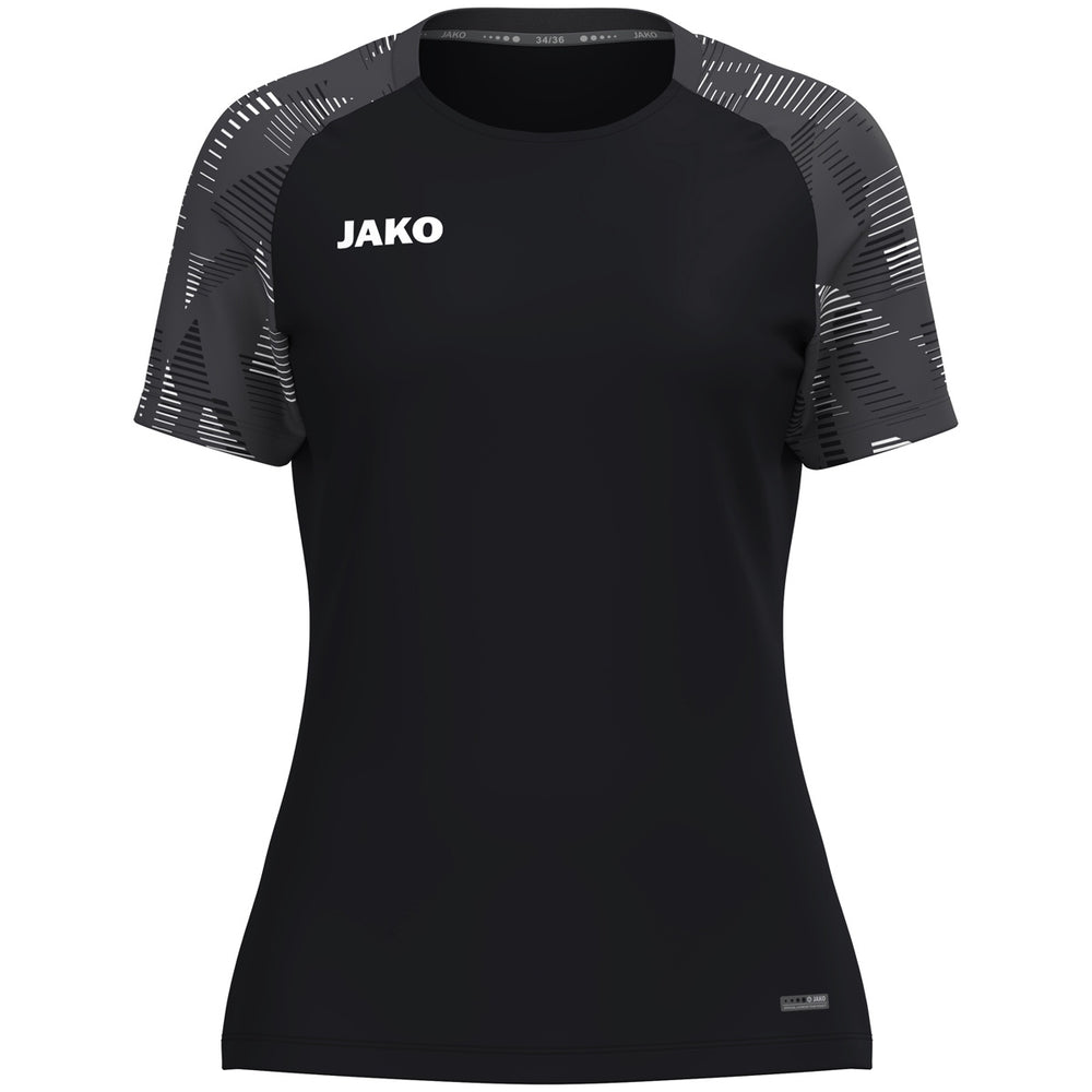JAKO T-Shirt Sonic Damen (schwarz/anthrazit)