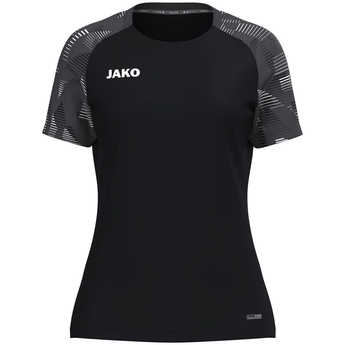 JAKO T-Shirt Sonic Damen (schwarz/anthrazit)