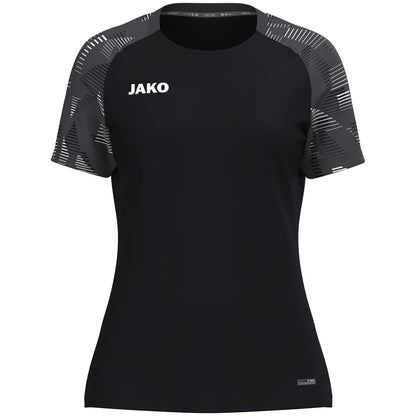 JAKO T-Shirt Sonic Damen (schwarz/anthrazit)