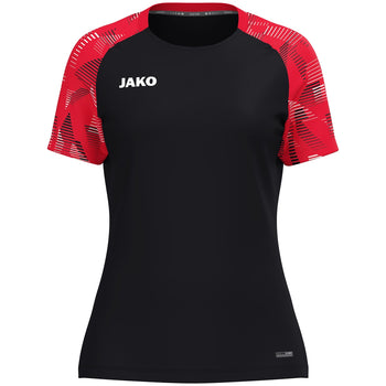 JAKO T-Shirt Sonic Damen (schwarz/rot)