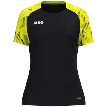 JAKO T-Shirt Sonic Damen (schwarz/neongelb)