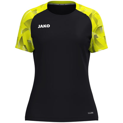 JAKO T-Shirt Sonic Damen (schwarz/neongelb)