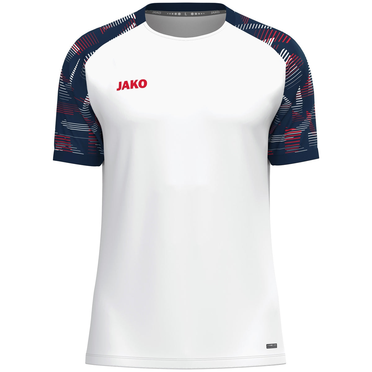 JAKO T-Shirt Sonic (weiß/marine/rot)