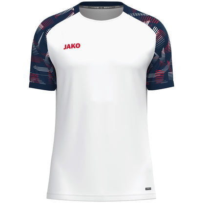 JAKO T-Shirt Sonic (weiß/marine/rot)