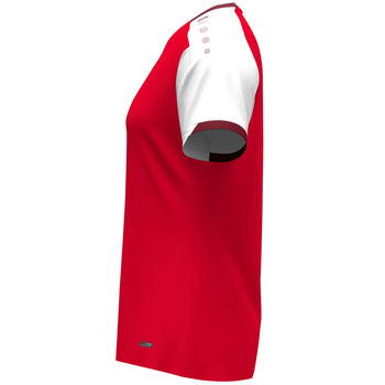 JAKO T-Shirt Dynamic Damen (rot/weiß/dunkelrot)