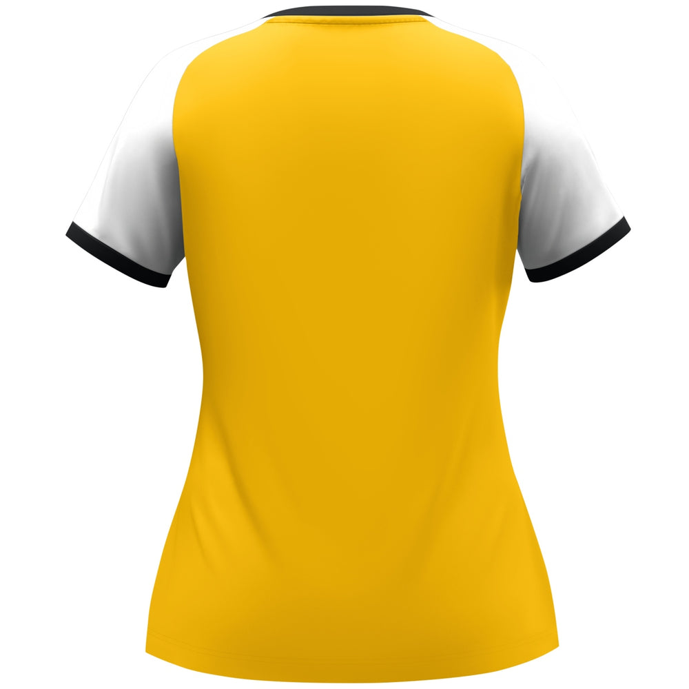JAKO T-Shirt Dynamic Damen (gelb/weiß/schwarz)