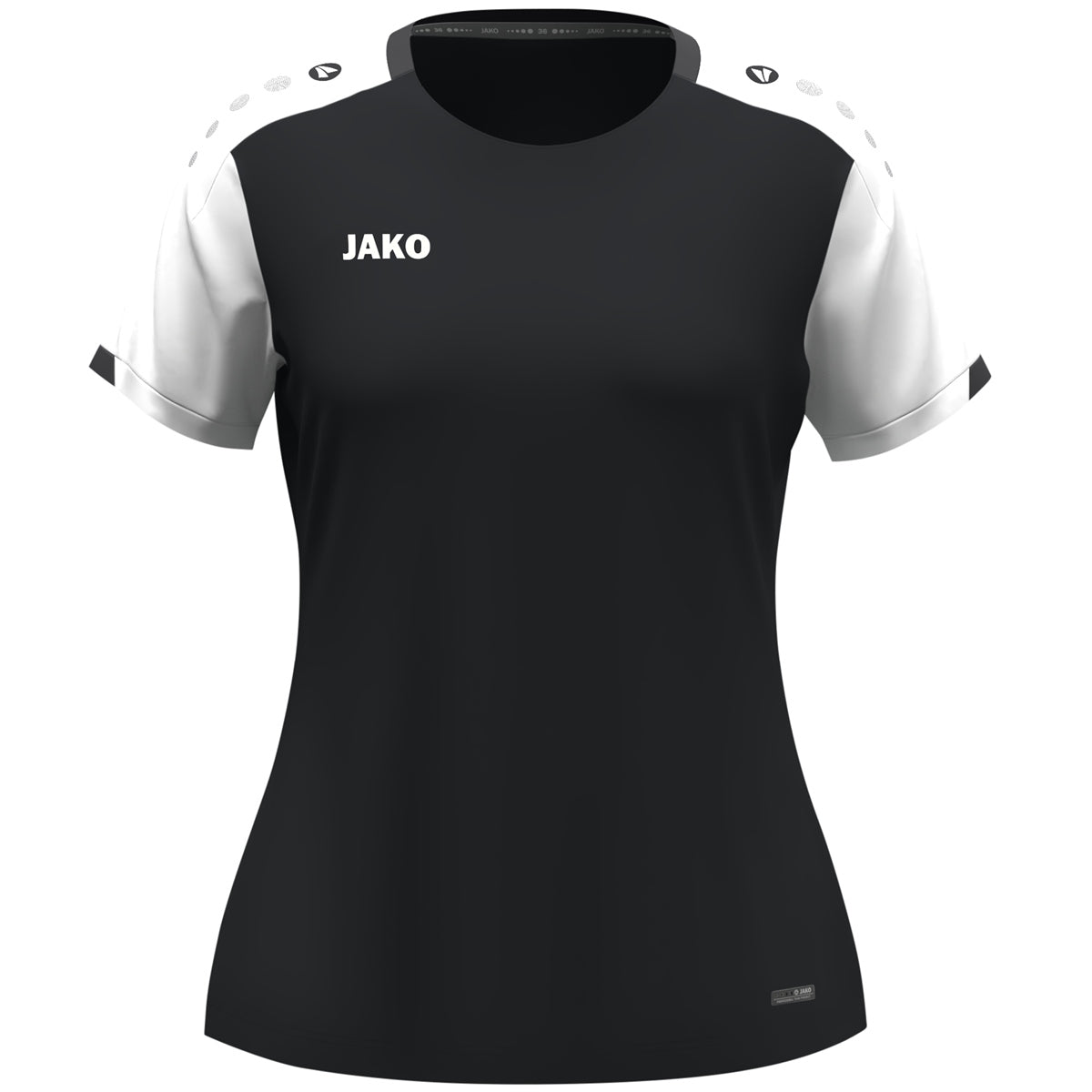 JAKO T-Shirt Dynamic Damen (schwarz/weiß/anthrazit)