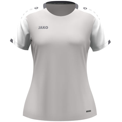 JAKO T-Shirt Dynamic Damen (hellgrau/weiß/grau)