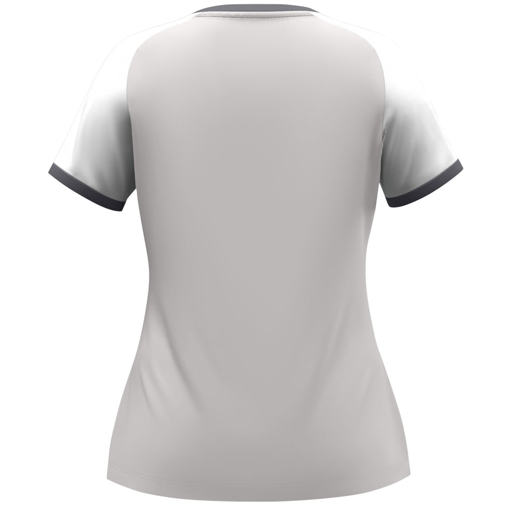 JAKO T-Shirt Dynamic Damen (hellgrau/weiß/grau)