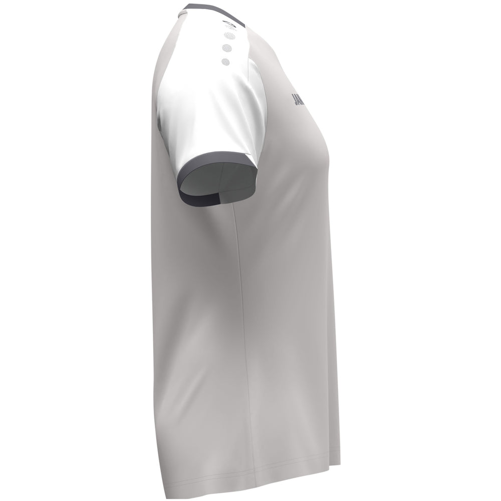 JAKO T-Shirt Dynamic Damen (hellgrau/weiß/grau)