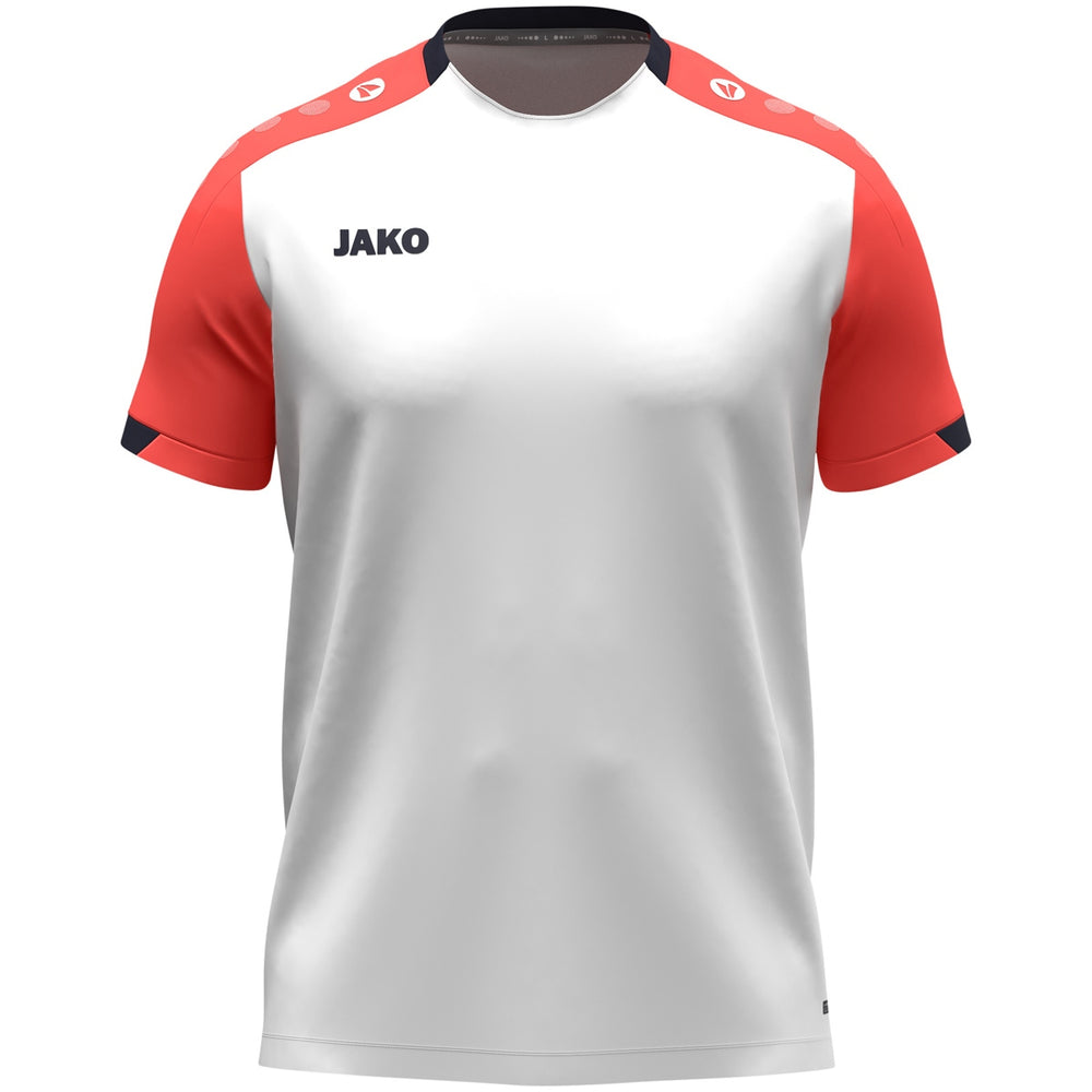 JAKO T-Shirt Dynamic (weiß/coral/marine)