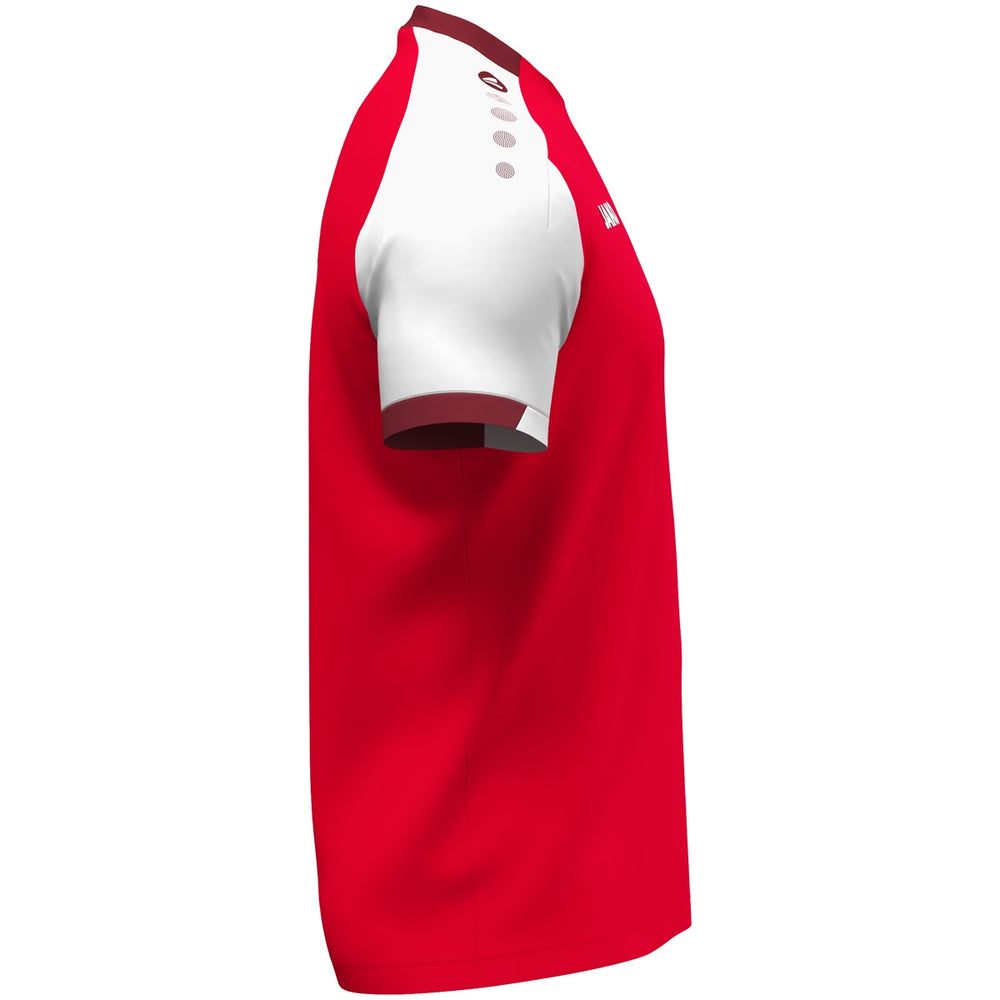 JAKO T-Shirt Dynamic (rot/weiß/dunkelrot)