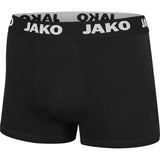 JAKO Boxershort Basic 2er Pack Unisex Schwarz
