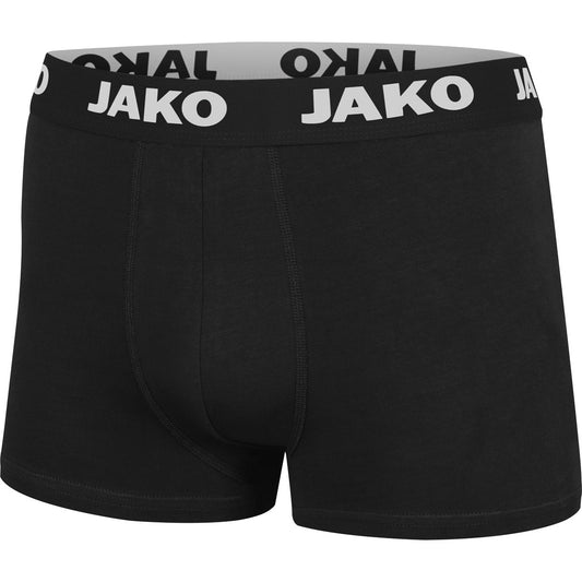 JAKO Boxershort Basic 2er Pack Unisex Schwarz