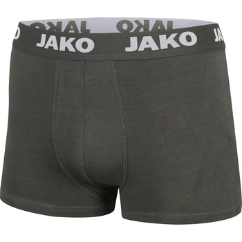 JAKO Boxershort Basic 2er Pack (anthrazit)