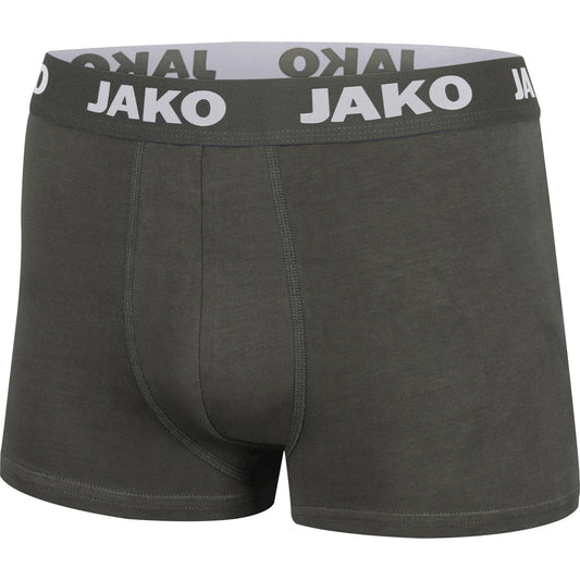 JAKO Boxershort Basic 2er Pack Unisex Grau