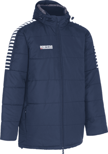 DERBYSTAR Hyper Stadionjacke Kind (navy/weiss)