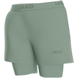 JAKO 2-in-1 Short Power Damen (mintgrün)