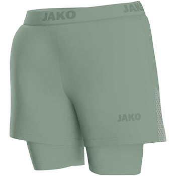 JAKO 2-in-1 Short Power Damen Grün