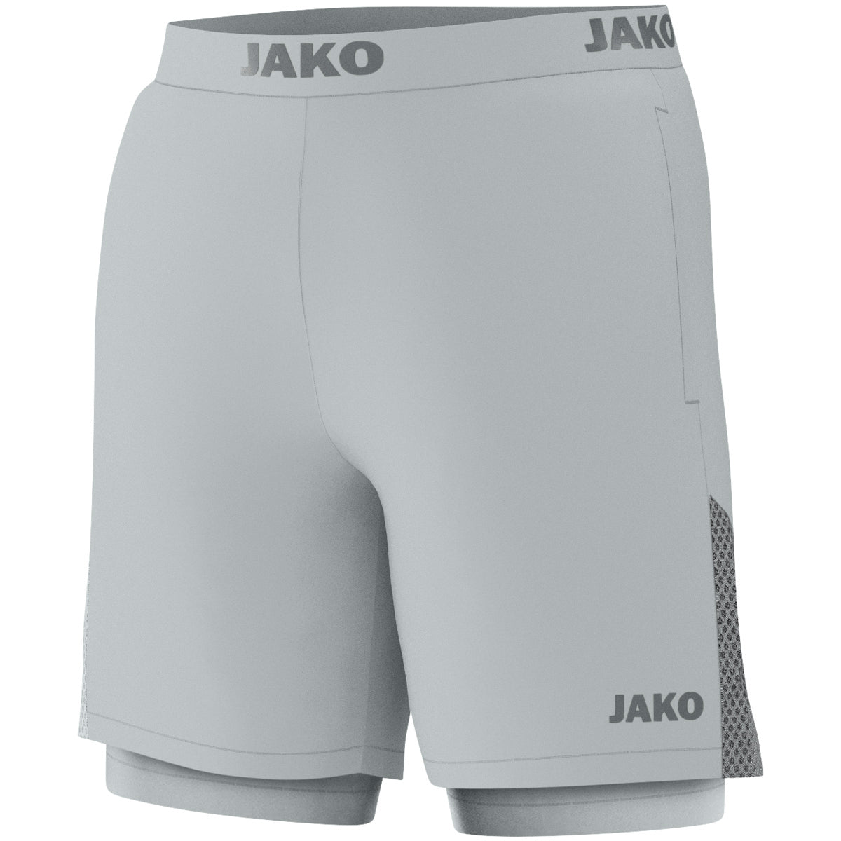 JAKO 2-in-1 Short Power (hellgrau)