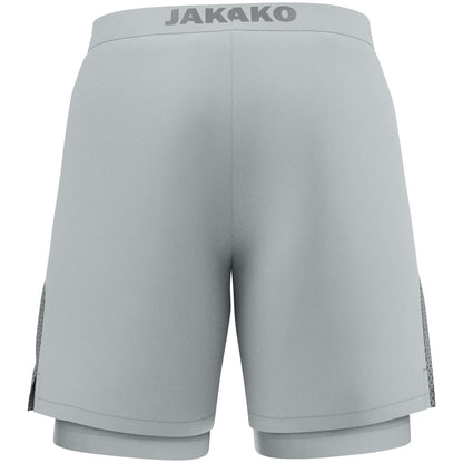 JAKO 2-in-1 Short Power (hellgrau)