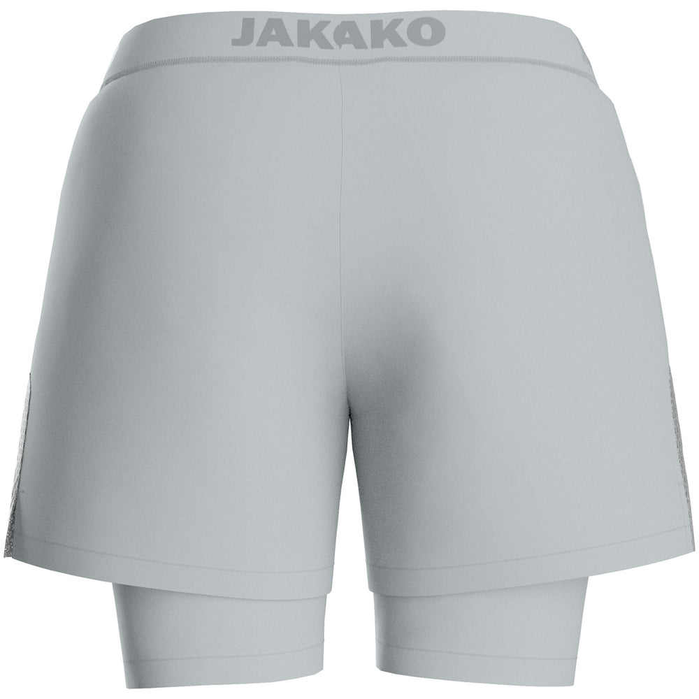JAKO 2-in-1 Short Power Damen (hellgrau)