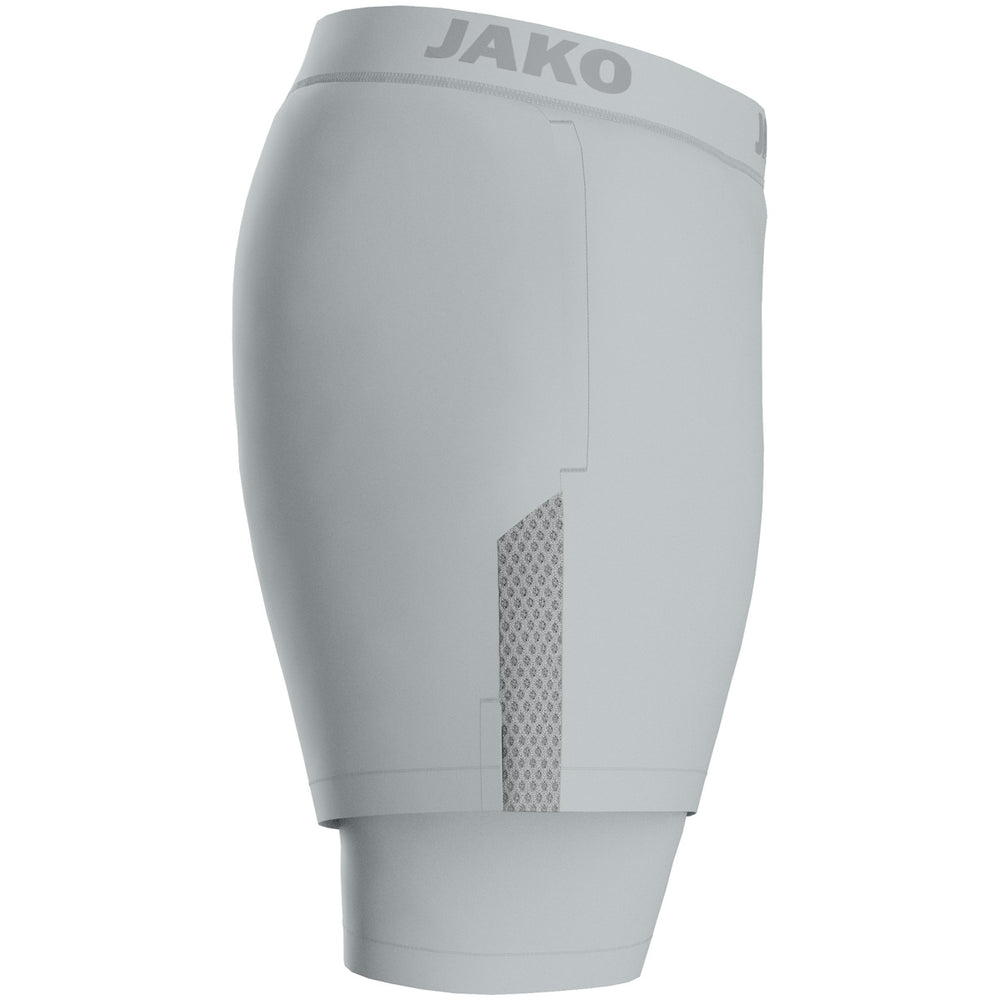 JAKO 2-in-1 Short Power Damen (hellgrau)