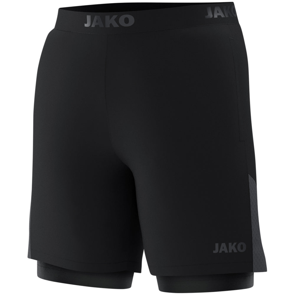 JAKO 2-in-1 Short Power (schwarz)